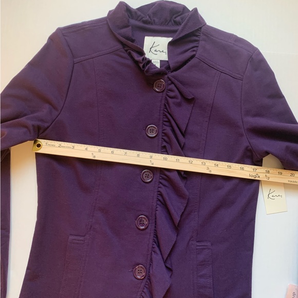 Kare Purple Jacket NWT Women's size Large Office/Work/Church - Picture 4 of 4